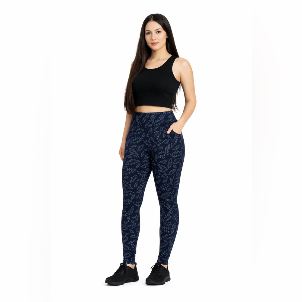 Grateful Dead 13 Point Bolt Leggings NWT Black Lightning Bolt Yoga pants